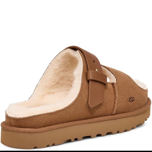 UGG women’s Greenport Strap Suede Slide Sandals - Picture 12 of 16